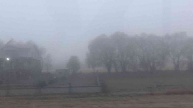 Kars’ta Yoğun Sis Etkili Oldu