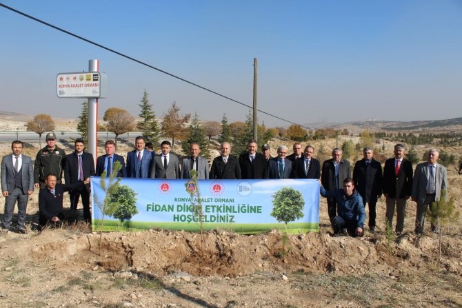 Konya Cumhuriyet Başsavcılığı’ndan Fidan Dikimi