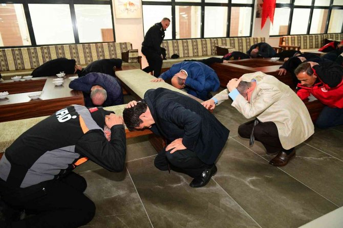 Trabzon’da “Çök Kapan Tutun” Tatbikatı