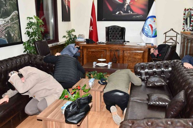 Türkeli’de "Çök Kapan Tutun" Tatbikatı