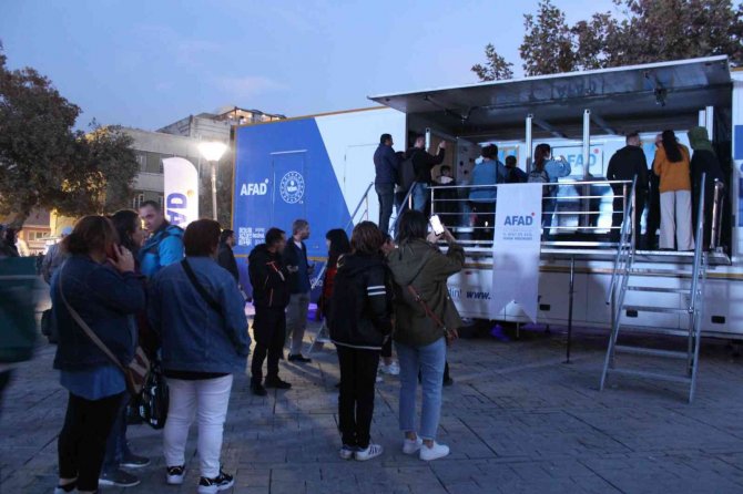 İ̇zmir, 18.57’de "Çök-kapan-tutun" Yaptı