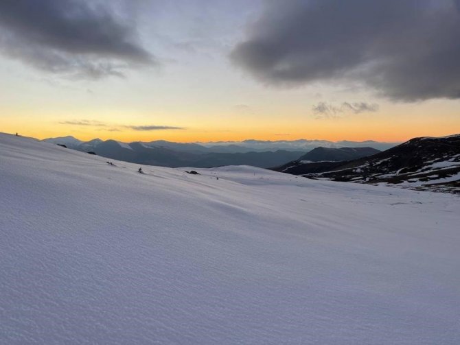 Bülbülan Yaylası’nda Snowboard Keyfi