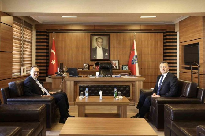 Vali Kızılkaya Ve Emniyet Müdürü Bodur ’Güvenlik Ve Asayiş’i Konuştu