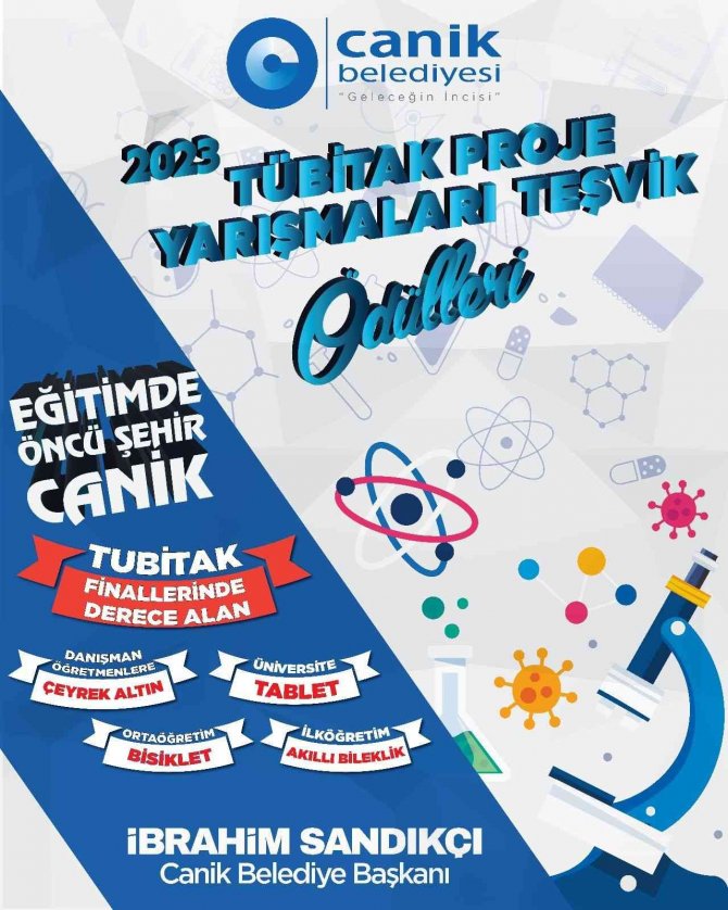 Canik Belediyesi, Derece Alan Ekiplere Ödül Verecek