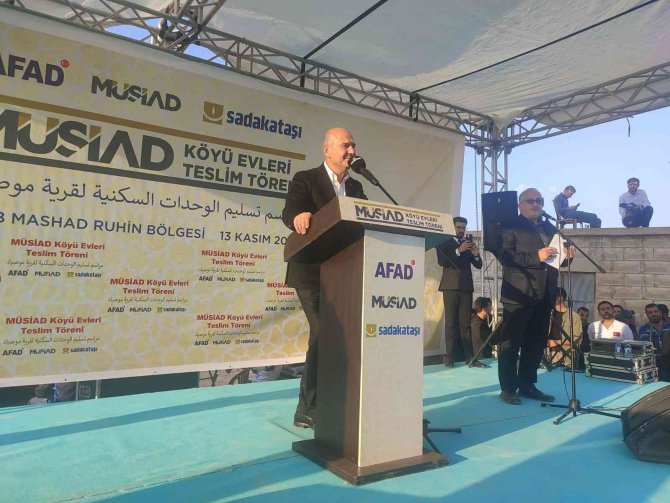 Bakan Soylu: "Yıl Sonuna Kadar 100 Bin Briket Evi Tamamlamış Olacağız"