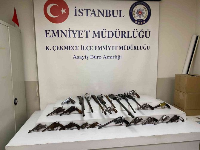 Küçükçekmece’de Yasa Dışı Silah İmalathanesine Operasyon
