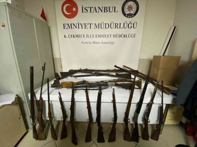 Küçükçekmece’de Yasa Dışı Silah İmalathanesine Operasyon