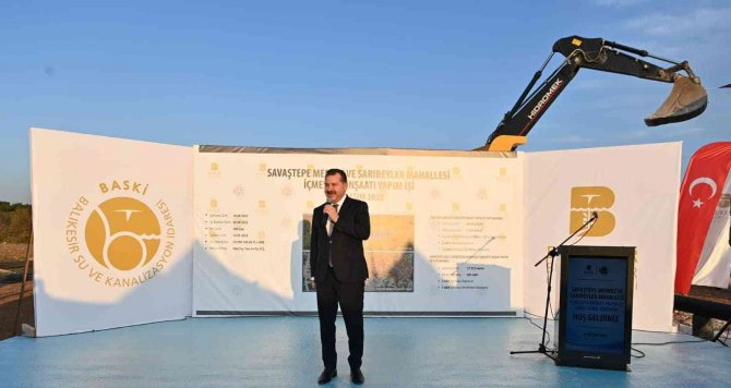 Büyükşehir’den Savaştepe’ye 75 Milyonluk Su Yatırımı