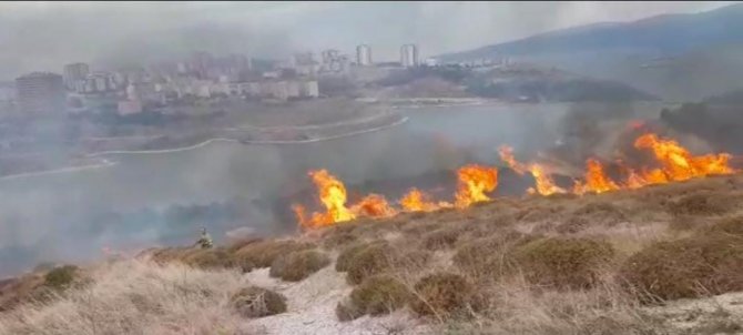 Bandırma’da Yangın