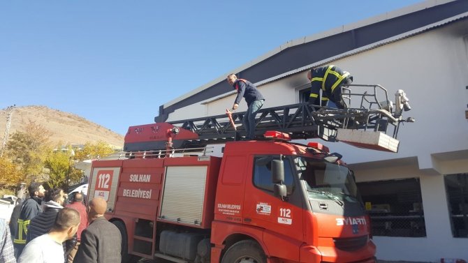 Fabrikada Çıkan Yangın İtfaiyenin Müdahalesi İle Söndürüldü