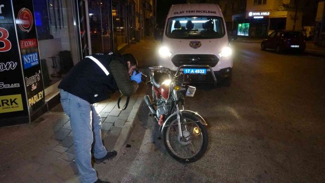 Devriye Gezen Polisi Görünce Motoru Bırakarak Sırra Kadem Bastı