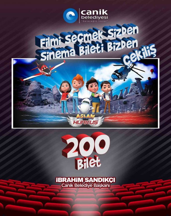 Canik Belediyesi Öğrencileri Sinemayla Buluşturuyor