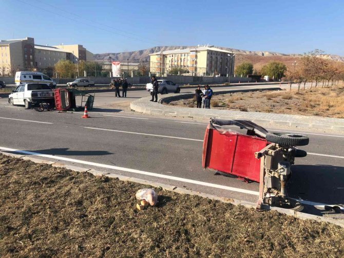 Çankırı’da Otomobil İle Elektrikli Triportör Çarpıştı: 3 Yaralı