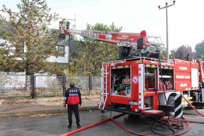 Tıbbi Malzeme Fabrikasında Yangın