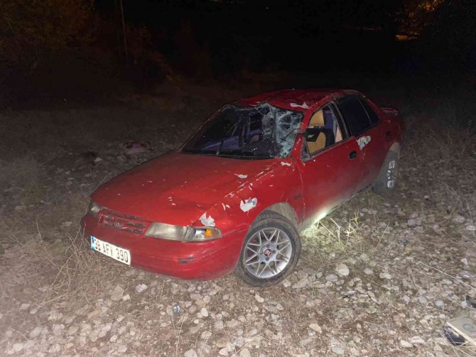 Şarampole Yuvarlanan Otomobilin Sürücüsü Hayatını Kaybetti