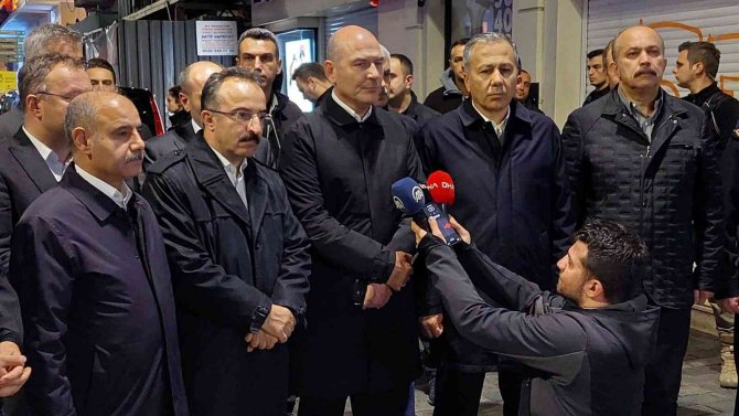 İ̇çişleri Bakanı Süleyman Soylu, “Olayı Yapan, Bombayı Bırakan Kişi İ̇stanbul Emniyet Müdürlüğümüzün Ekipleri Tarafından Gözaltına Alındı”