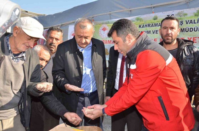 Elbistan’da Üreticilere Yüzde 50 Hibe Destekli 75 Ton Nohut Tohumu Dağıtıldı