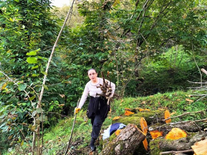 Köylerde Odun Kırma Zamanı