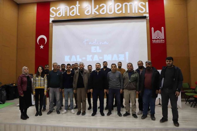 Mardin’de “Kadına El-kal-ka-maz” Projesi Devam Ediyor