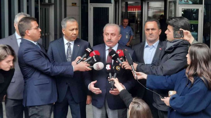 Tbmm Başkanı Şentop Yaralıları Ziyaret Etti