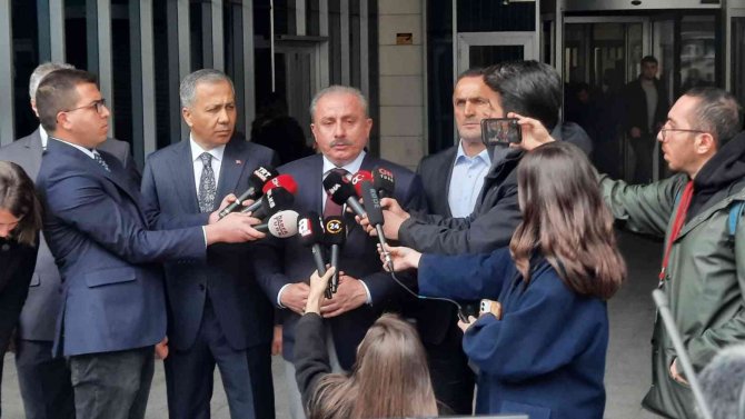 Tbmm Başkanı Şentop Yaralıları Ziyaret Etti