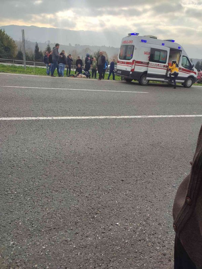 Anadolu Otoyolu’nda Otomobil Takla Attı: 1’i Bebek 2 Kişi Yaralandı