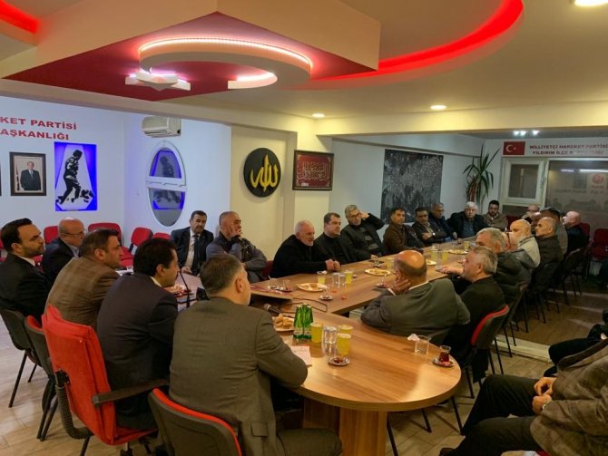 Mhp Yıldırım İ̇lçe Teşkilatı İstişare Toplantısı Düzenledi