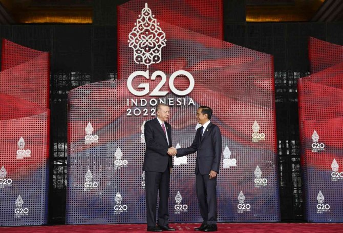 Cumhurbaşkanı Recep Tayyip Erdoğan, Endonezya’nın Bali Adası’nda Toplanan G20 Liderler Zirvesi’ne Katıldı
