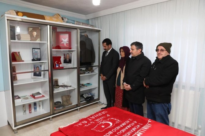 Vali Atay Şehit Ailelerini Unutmuyor