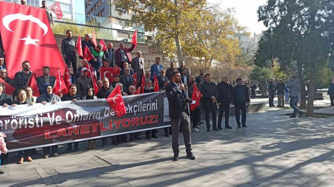 Eskişehir Kardeşlik Platformu Basın Açıklamasında Terörü Lanetledi