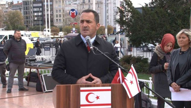 Kktc’nin 39. Kuruluş Yıl Dönümü Taksim Meydanı’nda Kutlandı