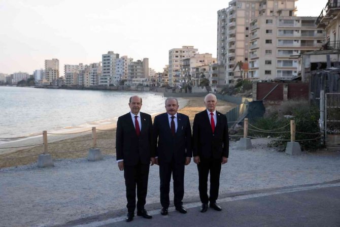 Tbmm Başkanı Şentop, Kapalı Maraş’ı Ziyaret Etti