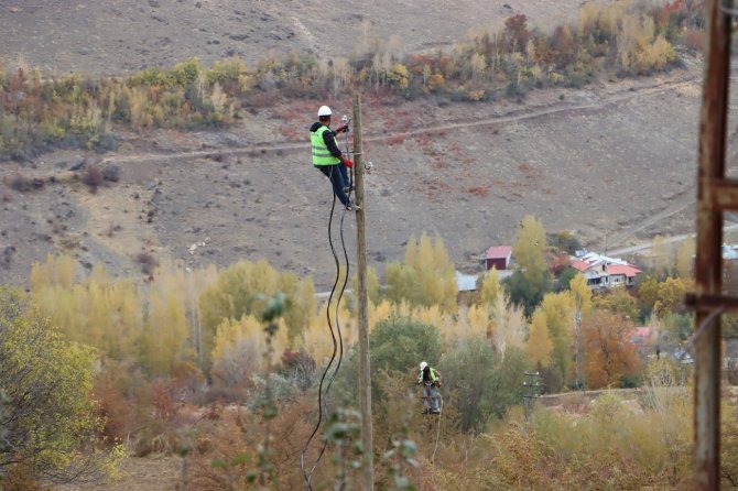 Gevaş’ta 2 Milyon Tl Bedelle Havai Elektrik Hattında İzole Kablo Montajı Yapıldı