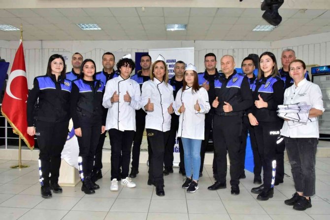Adana Polisi Ve Milli Eğitim, Gençlere Aşçılık Eğitimi Verdi