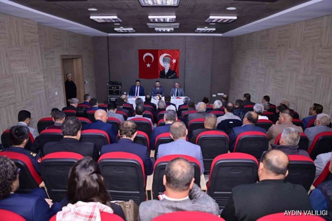 Vali Aksoy, Germencikli Muhtarlar İle Bir Araya Geldi
