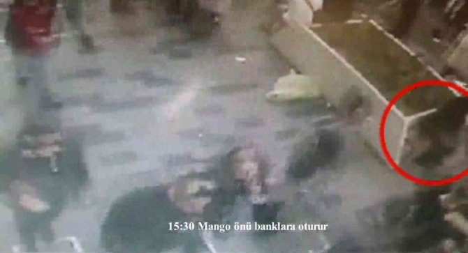 Bombalı Saldırıyı Gerçekleştiren Teröristin Taksim’deki Son Görüntüleri Ortaya Çıktı