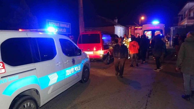 Direksiyon Hakimiyetini Kaybeden Sürücü, Minibüs İle Direğe Çarptı