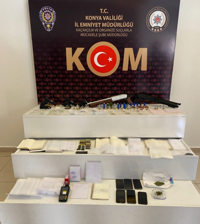“Girdap” Operasyonunda Konya’dan 8 Gözaltı
