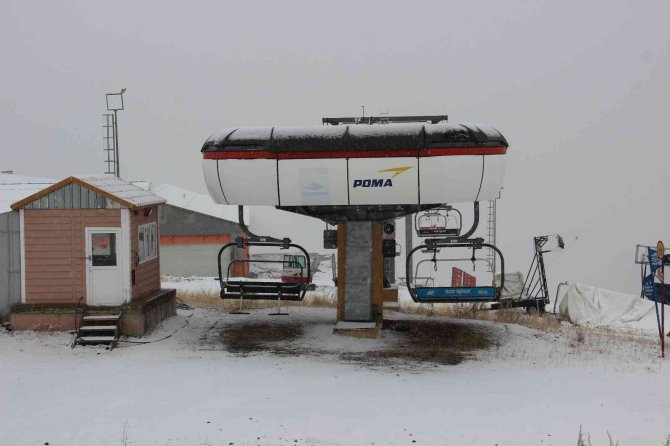 Erzurum’un Yüksek Kesimleri Beyaza Büründü