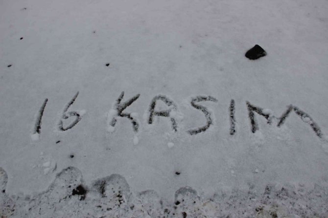 Erzurum’un Yüksek Kesimleri Beyaza Büründü