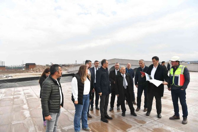 Başkan Büyükkılıç’tan Recep Tayyip Erdoğan Millet Bahçesi’nde İnceleme