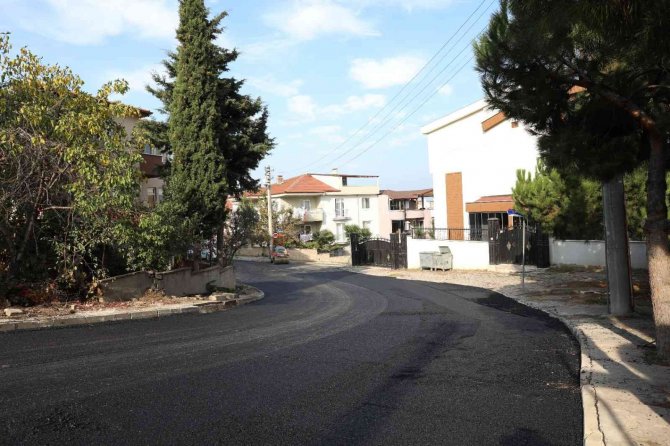 Zeytin Sokak Da Asfaltlandı