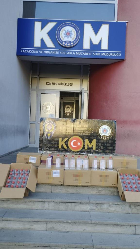 Adana’da Sahte İçki Operasyonu