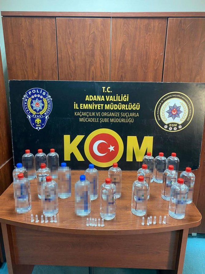 Adana’da Sahte İçki Operasyonu