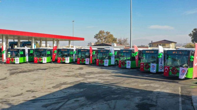 Büyükşehir Ulaşım Aş Filosuna 8 Yeni Otobüs