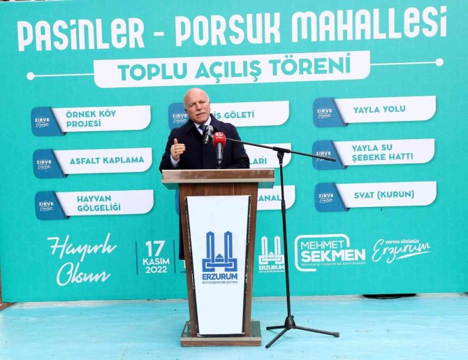 Büyükşehir Porsuk’taki Yatırımlarını Törenle Hizmete Açtı