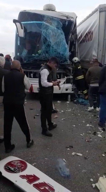 Erzurum’da Zincirleme Kaza