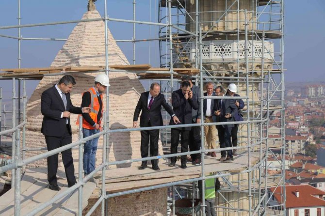 Selimiye Camii’nde Restorasyon Çalışmaları Sürüyor