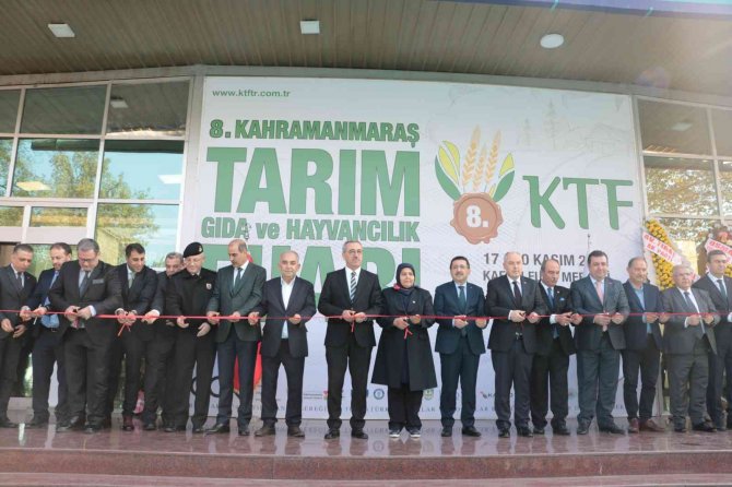 Kahramanmaraş’ta Tarım Gıda Ve Hayvancılık Fuarı Açıldı