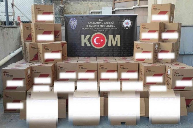 Kastamonu’da 2 Milyon Makaron Ele Geçirildi: 3 Gözaltı